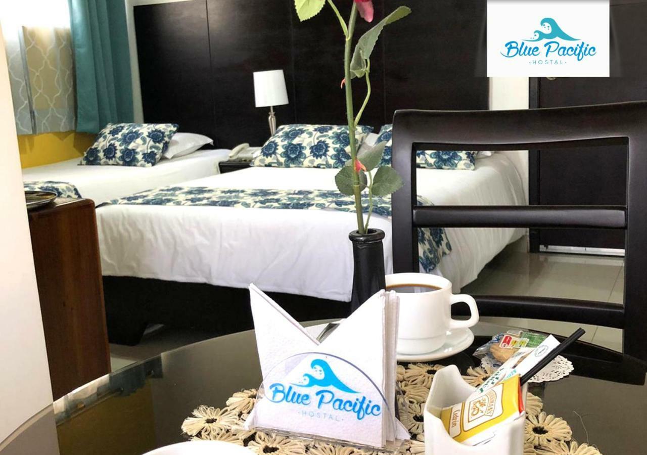 Hostal Blue Pacific Manta Exterior foto